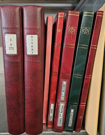 1849-1940, Collection en 7 classeurs, dont belle partie