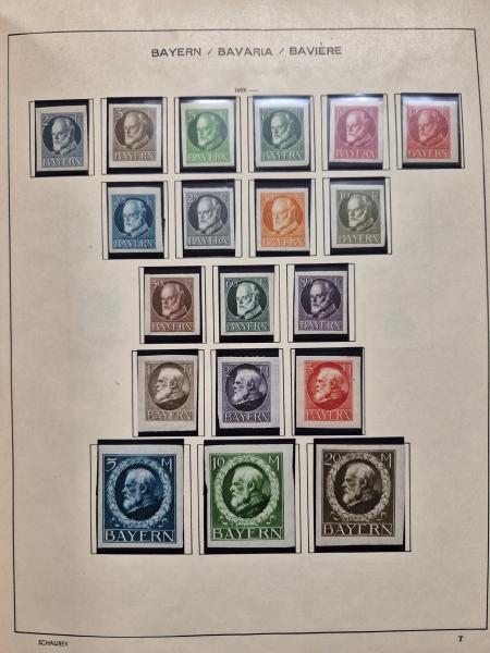1861-1990 Mint and used collection of Germany in seven