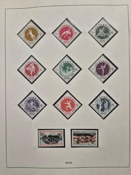 1964 OLYMPICS : Specialised collection in four albums