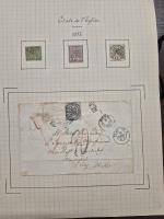 1841-1940 Old-time collection in eight large folders,
