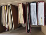 1980-2011 Stock de doubles en 7 classeurs avec forte