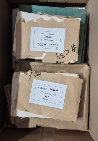 1960 (années) Enorme stock de timbres neufs des années