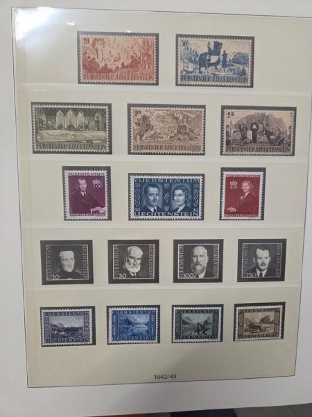1936-2013 Chiefly mint collection of Liechtenstein