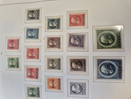 1920-1959, Collection de SARRE en un album, essentiellement