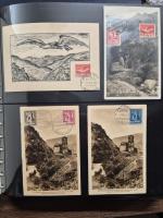 1929-53 Extensive collection of Andorra in three large