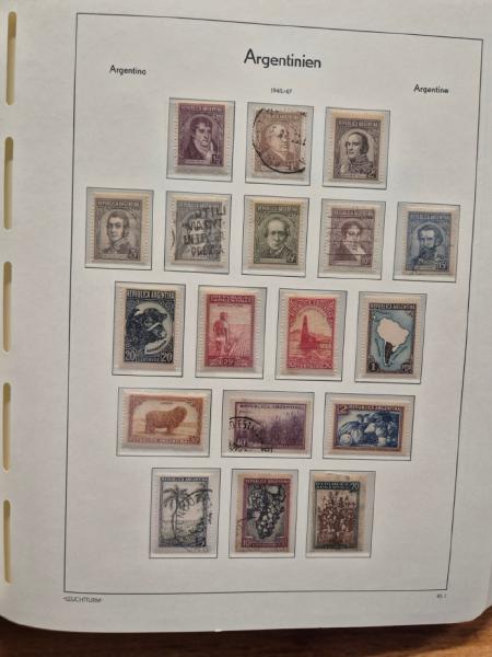 1945-2007, Collection d'ARGENTINE en 4 albums, neuf