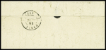 N°3i 20c. gris, obl grille sur lettre, CaD de BOURBONNE-LES-BAINS
