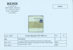 N°83c 1c. noir sur COBALT, obl. sur bande de journal