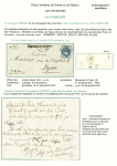 PASSEUR Pelvilain. Archive exceptionnelle de 2 lettres.
