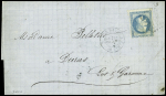 PASSEUR Pelvilain. Archive exceptionnelle de 2 lettres.