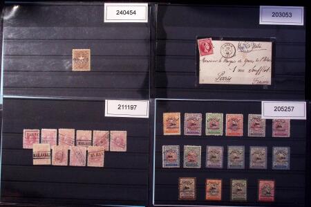 1856-1940 Mint & used selection on 30 lot cards featuring