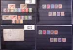 1840-1940ca, Important mint and used selection on cards