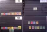 1840-1940ca, Important mint and used selection on cards