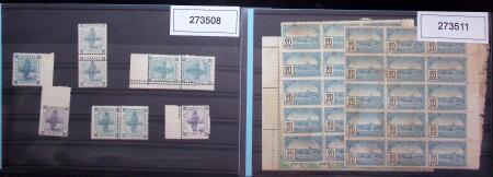 1892-1900, Ensemble des divers timbres de poste locale