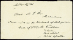 MISSIONNAIRES NORVEGIENS - NORWEGIAN MISSIONARY MAIL1881