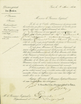 N°3 20c. noir, obl. sur lettre, CaD de EPINAL du 24