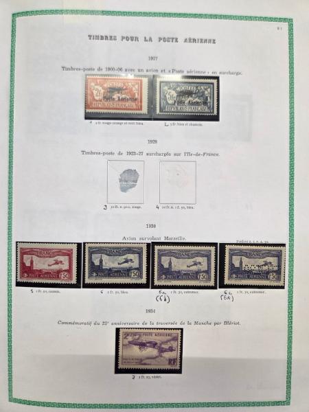 1927-2015 Solide collection de Poste Aérienne avec