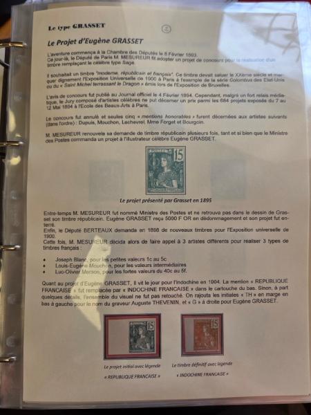 1885-1909, Collection exceptionnelle sur le Type GRASSET