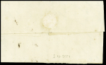 MP COLONIES PAR/DIEPPE s. LAC de la Guadeloupe 1824, pour Le Havre, TB