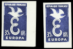 FRANCE N°1174 EUROPA 1958 35f, lot de 6 timbres non
