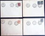 N°1/23 23 1ère série d'Andorre, des timbres de France