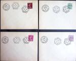 N°1/23 23 1ère série d'Andorre, des timbres de France
