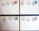 N°1/23 23 1ère série d'Andorre, des timbres de France