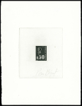 N°1664 Lot de 2 épreuves d'état, avant la remise à