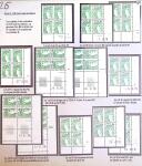 N°1973 1f vert Sabine : intéressante étude en 3 pages