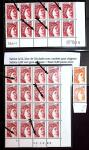 Lot variétés de SABINE dont variétés chiffres évidés,