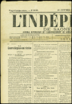 N°83 PAIRE obl. TYPO s. L'INDEPENDANT de Saône et Loire du 29/4/98, TB, cote Cérès 2250