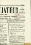 N°10 5c. lilas, obl. TYPO et càd RAMBOUILLET 1/9/70 sur L'ANNONCIATEUR du 1/9, TB. Signé Calves