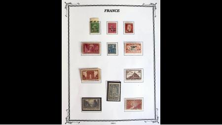 1929-2021, Collection de France en albums et classeurs,