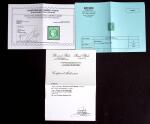 N°2 15c. vert, neuf sans gomme, grandes marges, SUP