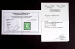 N°2 15c. vert, neuf sans gomme, petits clairs sinon