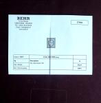 N°4a 25c. bleu foncé, neuf *, TB. Signé JF.Brun (Cote