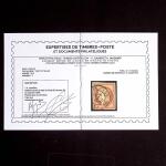 N°7 1f vermillon obl. du CaD de PARIS 60 - bureau G