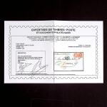 N°24b 80c. rose en paire tête-bêche, obl. GC 532 sur