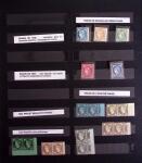 1849-1871, Lot d'essais de couleur type CERES et EMPIRE