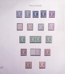 1849-1871, Lot d'essais de couleur type CERES et EMPIRE