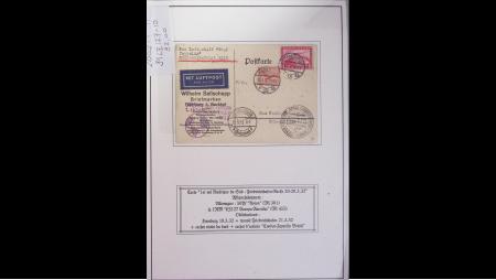 1900-39 Collection de ZEPPELINS contenus dans 9 albums