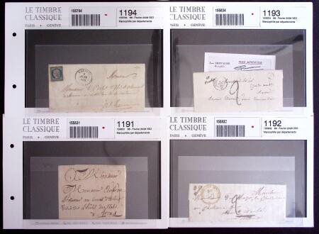 1670-1854, Marques postales du PAS-DE-CALAIS sur +de