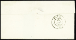 N°2 15c. vert, obl. GRILLE légère s. LSC, cachet de