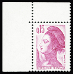 N°2180a 15c. rose, variété sans bande phosphorescente,