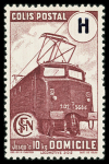 N°244 à 247, timbres de Prestation de 1945, NON EMIS,