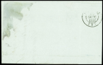 N°10a 25c. bleu foncé, en PAIRE, obl. PC 3432 s. LAC,