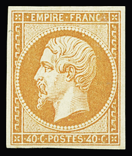 N°16 40c. orange, très frais, neuf * (quasi **), SUP