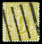 N°21 obl., léger pli horizontal, TB