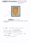 N°1046 80c Roussillon, variété couleur inversées, RRR,