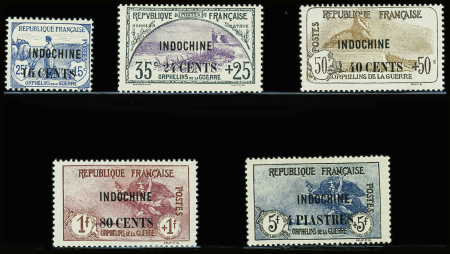 N°91 à 95 neufs *, TTB